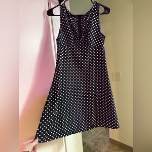 Polka Dot Sleeveless Dress